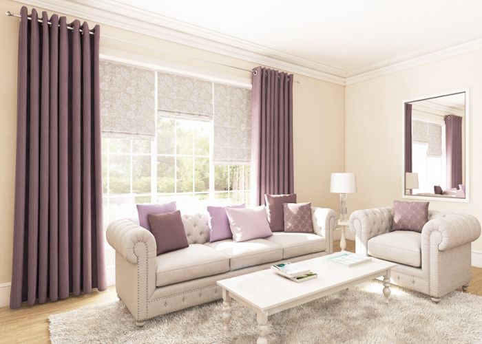 Living Room Made to Measure Curtains Dubai