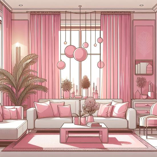 Stunning Living Room Curtains Dubai