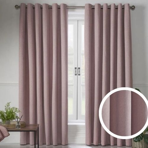 Blackout Linen Pink
