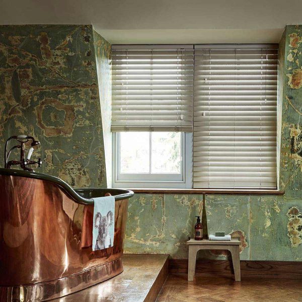 Pebble Faux Wood Blind -50mm Slat