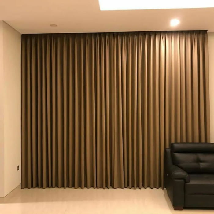 Beige Wave Curtains