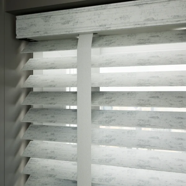 50mm White Wooden Venetian Blinds - Image 3