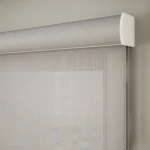 Elegant Sunscreen Roller Blinds - Grey - Image 3