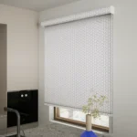 Printed Blackout Roller Blinds - Blue - Image 2