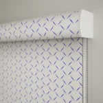 Printed Blackout Roller Blinds - Blue - Image 3
