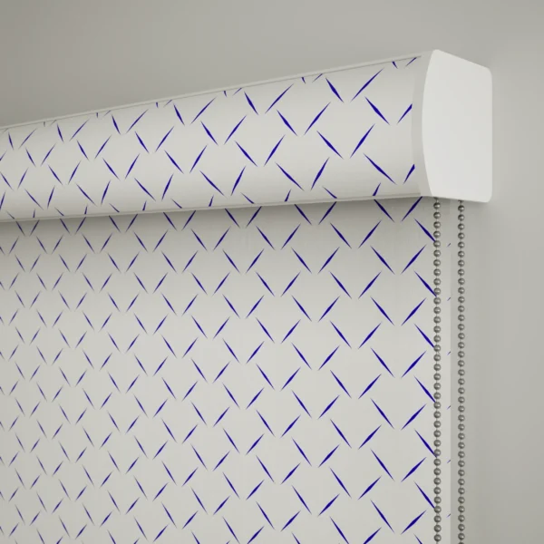 Printed Blackout Roller Blinds - Blue - Image 3