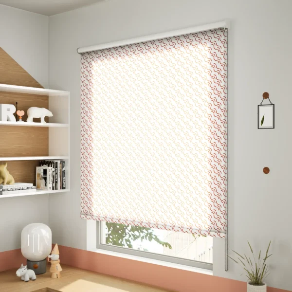 Printed Solar Roller Blinds - Bronze - Image 2