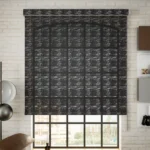 Stylish Sunscreen Roller Blinds - Black