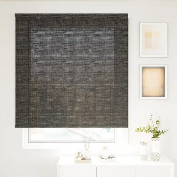 Sunscreen Roller Blinds - Black