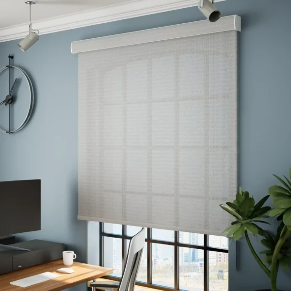 Sunscreen Roller Blinds - Grey - Image 2