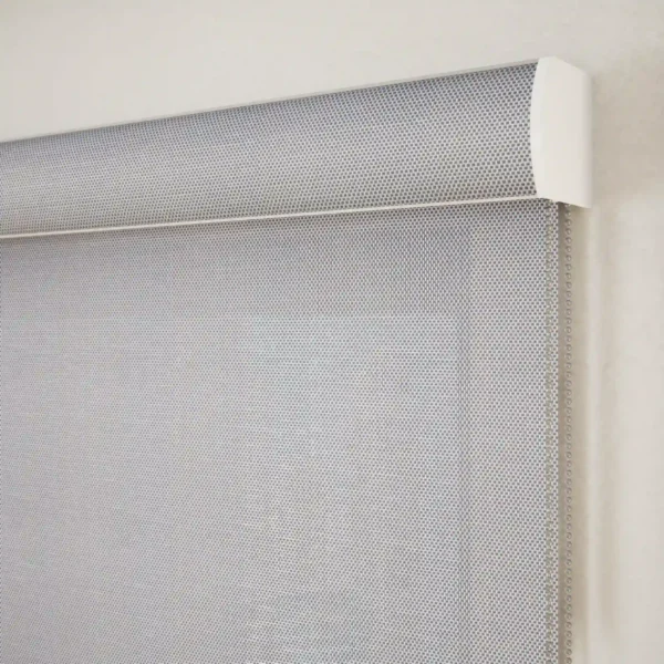 Sunscreen Roller Blinds - Light Grey - Image 3