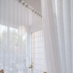 White Sheer Curtain For Living Room