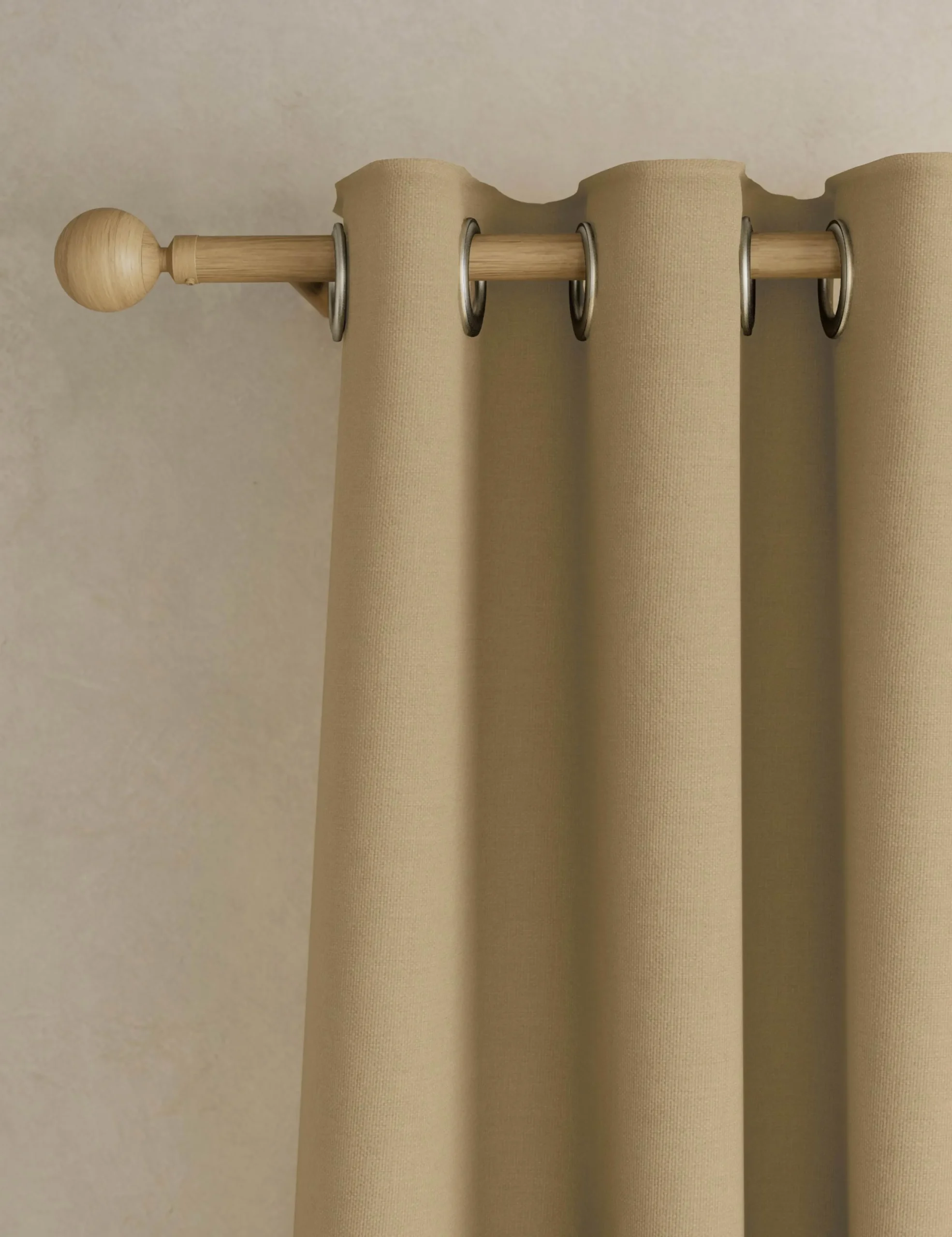 Brushed Eyelet Blackout Thermal Curtains