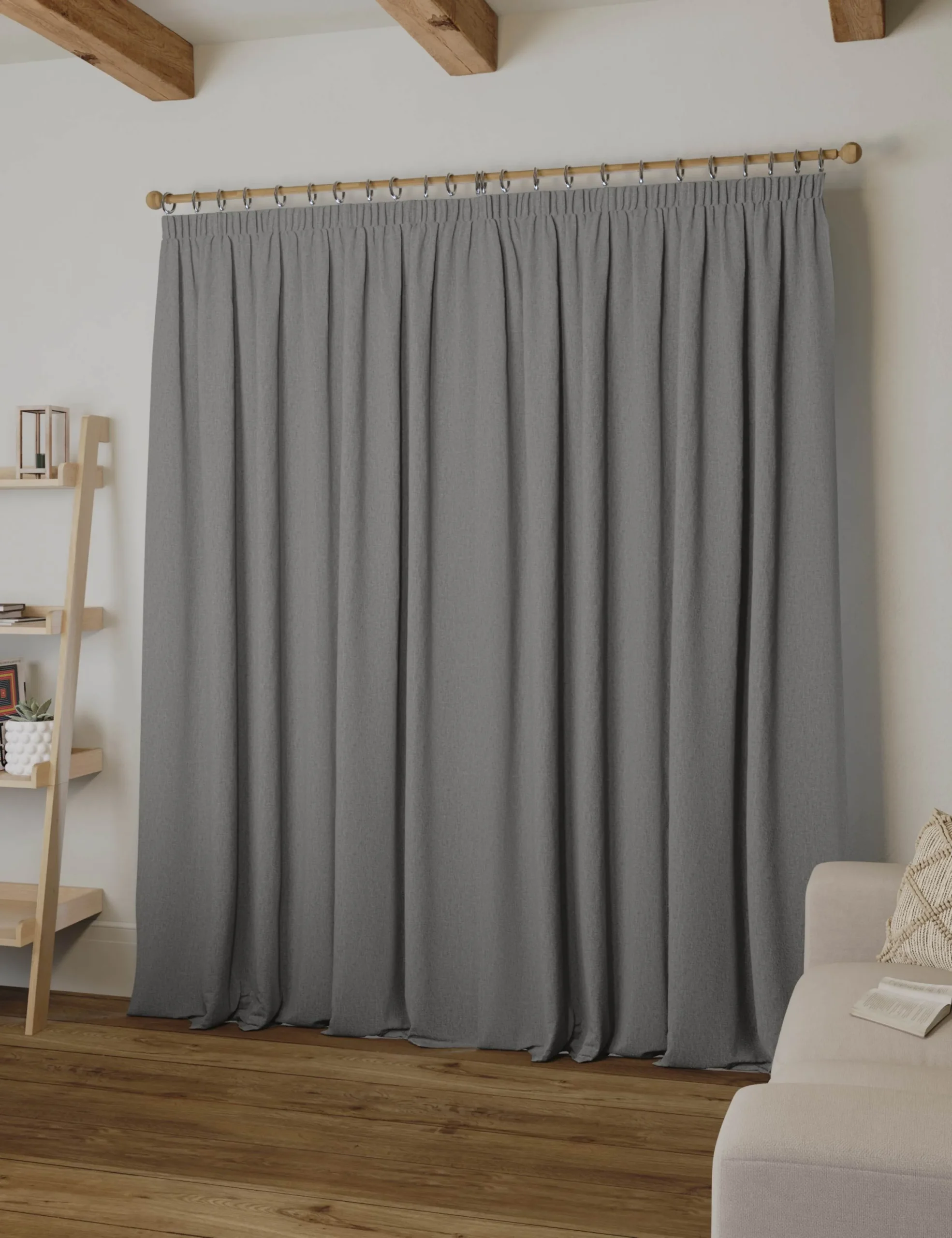 Brushed Eyelet Ultra Thermal Blackout Curtains