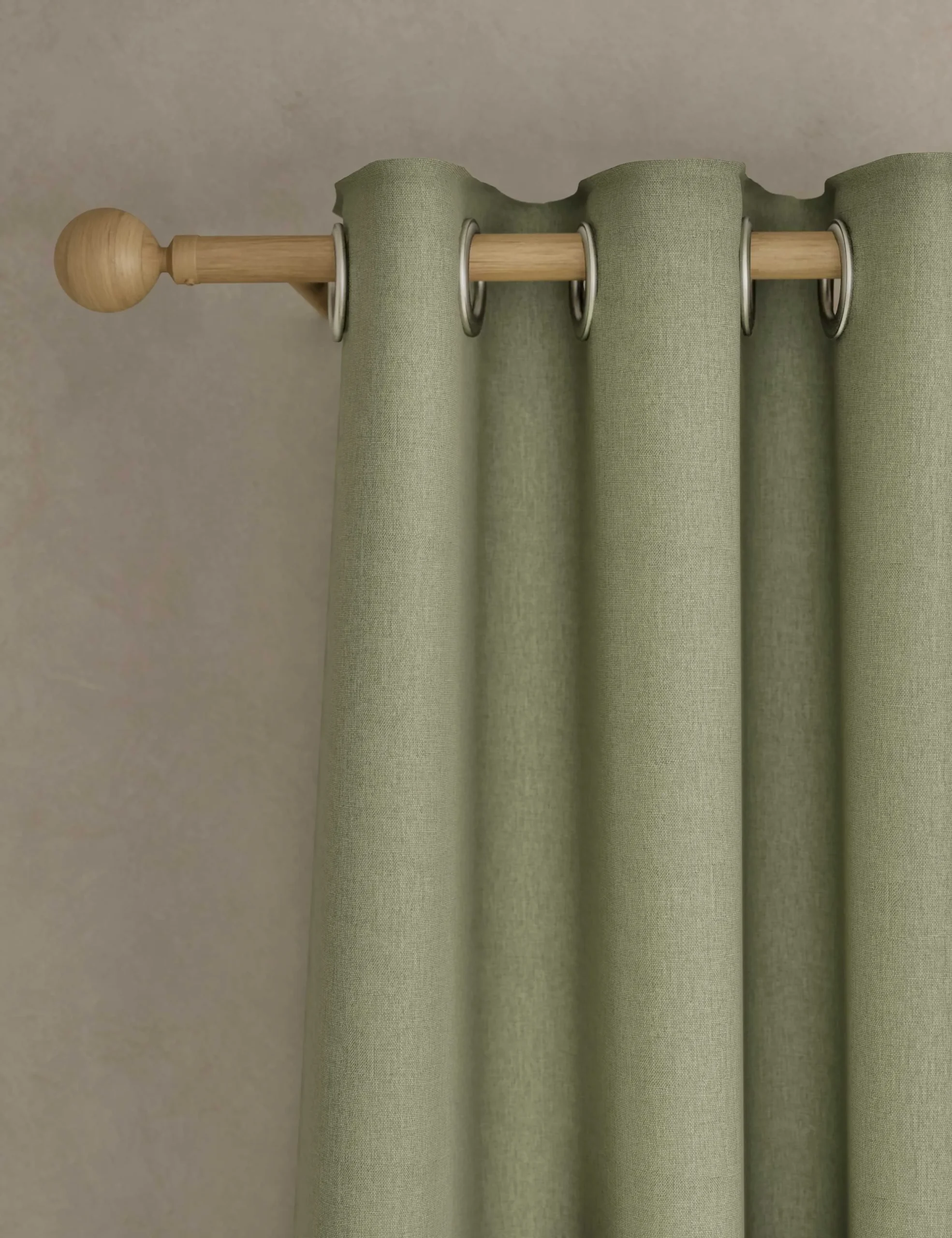 Brushed Eyelet Ultra Thermal Blackout Curtains